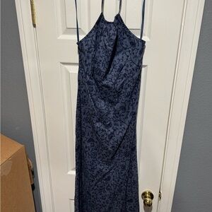 Jones New York Navy Backless Dress